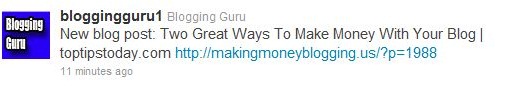 blogging guru tweet