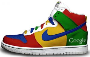 Custom Google sneakers