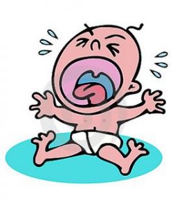 Crying Baby Cartoon Image