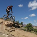 Chris Berkley mountain biking in Grand Junction