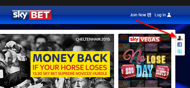 Sky Bet Panic Button