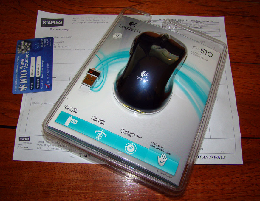 Replacement mouse from Staples as part of reputation management