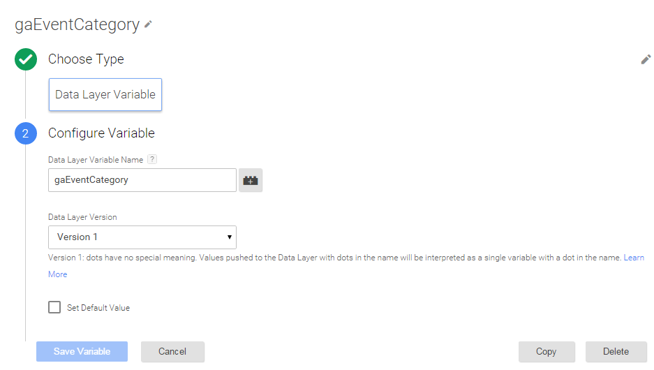 no site search results tag manager gaeventcategory