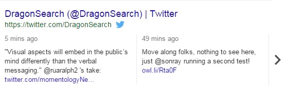 A screenshot showing comments in a Twitter SERP