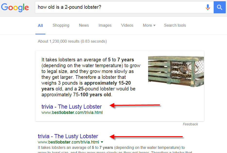 Hijacking the answer box with SEO
