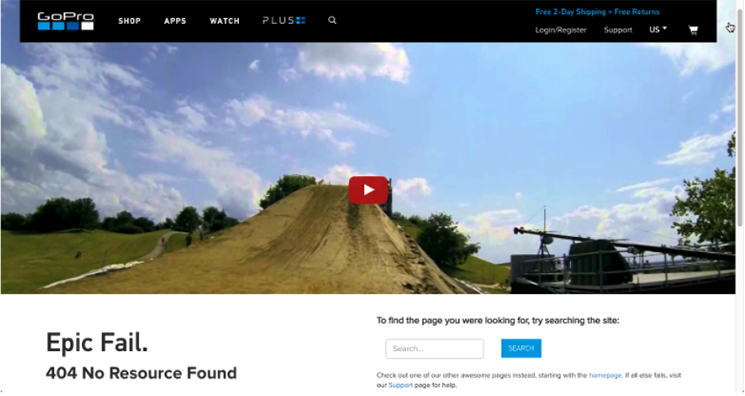 An example of a site on Demandware that 404s to the homepage