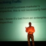 David Mihm presenting about local SEO David Mihm presenting about local SEO