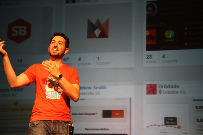 Rand Fishkin presenting at MozCon